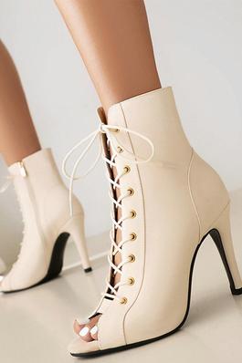 Lace up High Heel Sandals