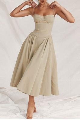 Fit and Flare Midi Dress