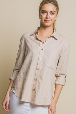Loose Fit Linen Shirts