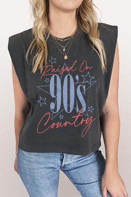 Raised On 90s Country Muscle Tee