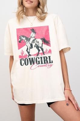 Cowgirl Country Comfort Colors Tee