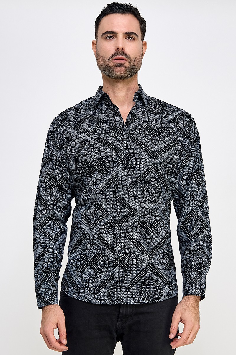 Patroncito, USA > Men Button-Down Shirts > #2005-A − LAShowroom.com