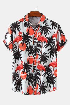 Summer Casual Hawaiian Beach Shirt
