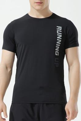 Short Sleeve Round Neck Sport T-Shirt