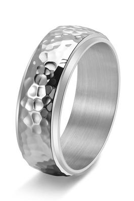 Titanium Steel Fidget Ring for Men Women