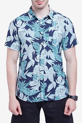 Short Sleeve Hawaiian Beach Shirt