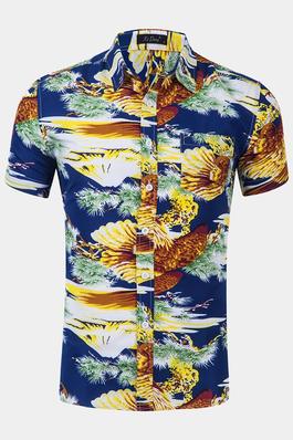 Summer Short Sleeve Hawaiian Shirt