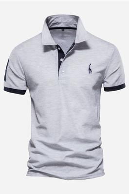 Short Sleeve Casual Solid Polo Shirts