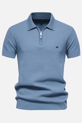 Short Sleeve Casual Solid Polo Shirts