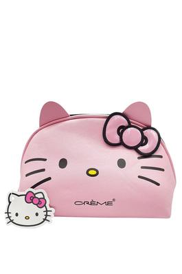 CREME SHOP HELLO KITTY- THINK PINK MAKEUP POUCH