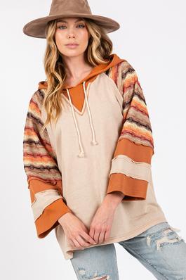 MINERAL WASH RAINBOW DREAMS PULLOVER KNIT TOP