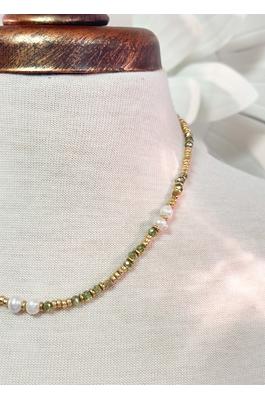 Handmade Glass Bead Necklace