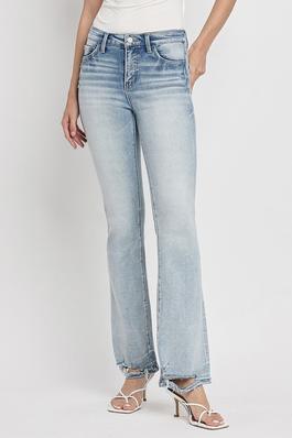 TUMMY CONTROL MID RISE BOOTCUT JEANS