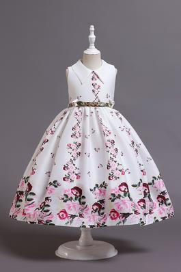 Girls Printed Princess Formal Dress