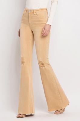 PLUS SIZE HIGH RISE SUPER FLARE JEANS