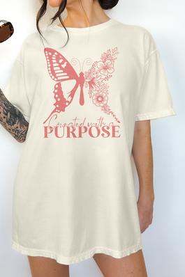 Created with a Purpose  Graphic Tee