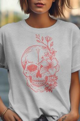 Skull Face  Graphic Tee