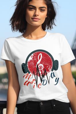 Music  Day Graphic Tees