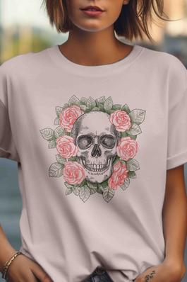 Skull Face  Graphic Tee