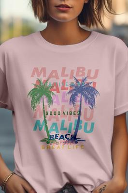 Malibu  Beach  California Graphic Tees