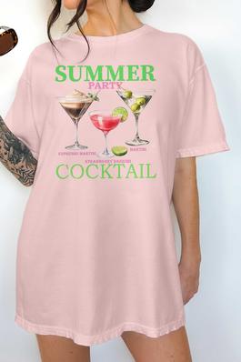  Summer  Cocktail Party Graphic Tee