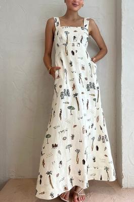 Summer Print Maxi Dress