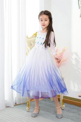 Children's Dress Sequins Detachable Poncho Dress COSPLAY Princess Dresses