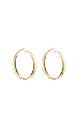 Ladies Fashion Basic Hoop Earrings