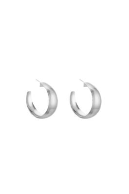 Ladies Fashion Thick Open Hoop Earring 