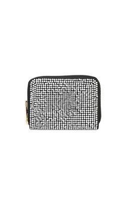 Ladies Rhinestone Accordion Style Fashion Wallet