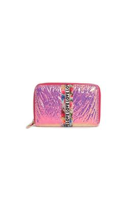 Ladies Mid Size Patent Leather LOVE Theme Wallet