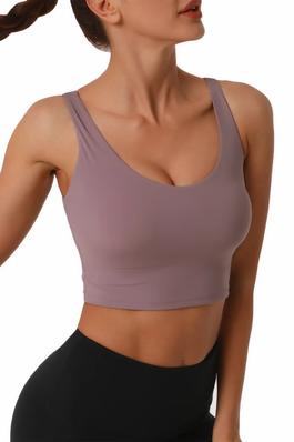 Crossed Back Removable pads Sports Bra
