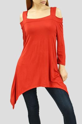 COLD OPEN SHOULDER TUNIC