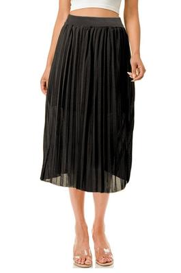 Pleated summer skirt 