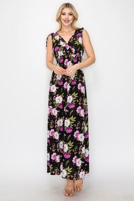 Summer floral maxi dress 