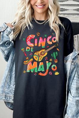 Cinco De Mayo Party Graphic Heavyweight T Shirts