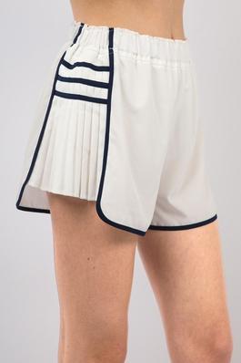 Side Pleated Detail Activewear Shorts