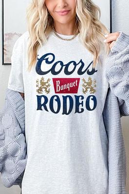 Coors Rodeo Banquet Graphic Heavyweight T Shirts