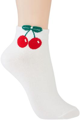ANKLE SOCKS WITH CHERRY