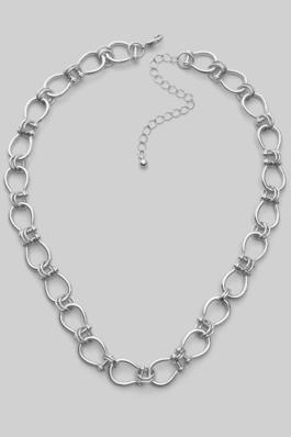 HORSESHOE CHAIN LINK NECKLACE