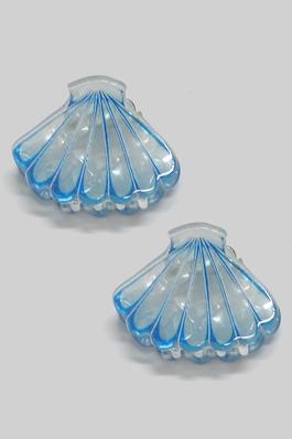 TWO PIECE SHELL HAIR CLIP SET