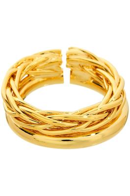 HYBRID WOVEN SOLID RING