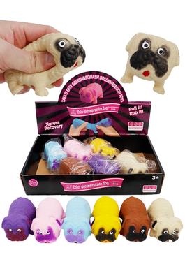 Pug Dog Kinetic Sand Filled Squishy Toy