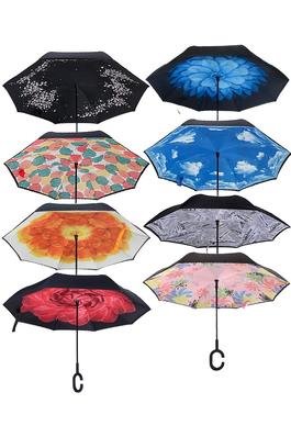 Various Print Inside-Out Double Canopy Umbrella