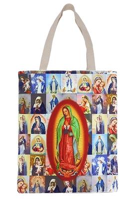Our Lady of Guadalupe Collage Print Tall Tote Bag