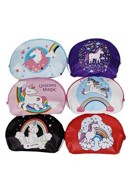 Animated Unicorn Dome Pouch Bag