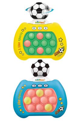Soccer Ball Light-Up Bubble Push Pop Finger Game