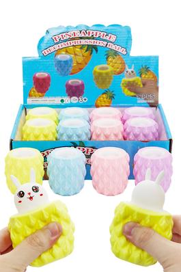 Bunny Pineapple Pop-Up Squishy Toy