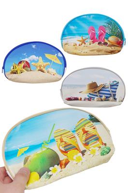 Beach Vibe On The Go Toiletry Cosmetic Pouch Bag