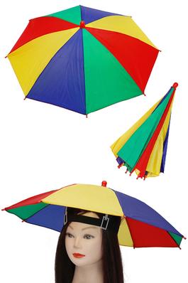 Rainbow Pride Umbrella Hat